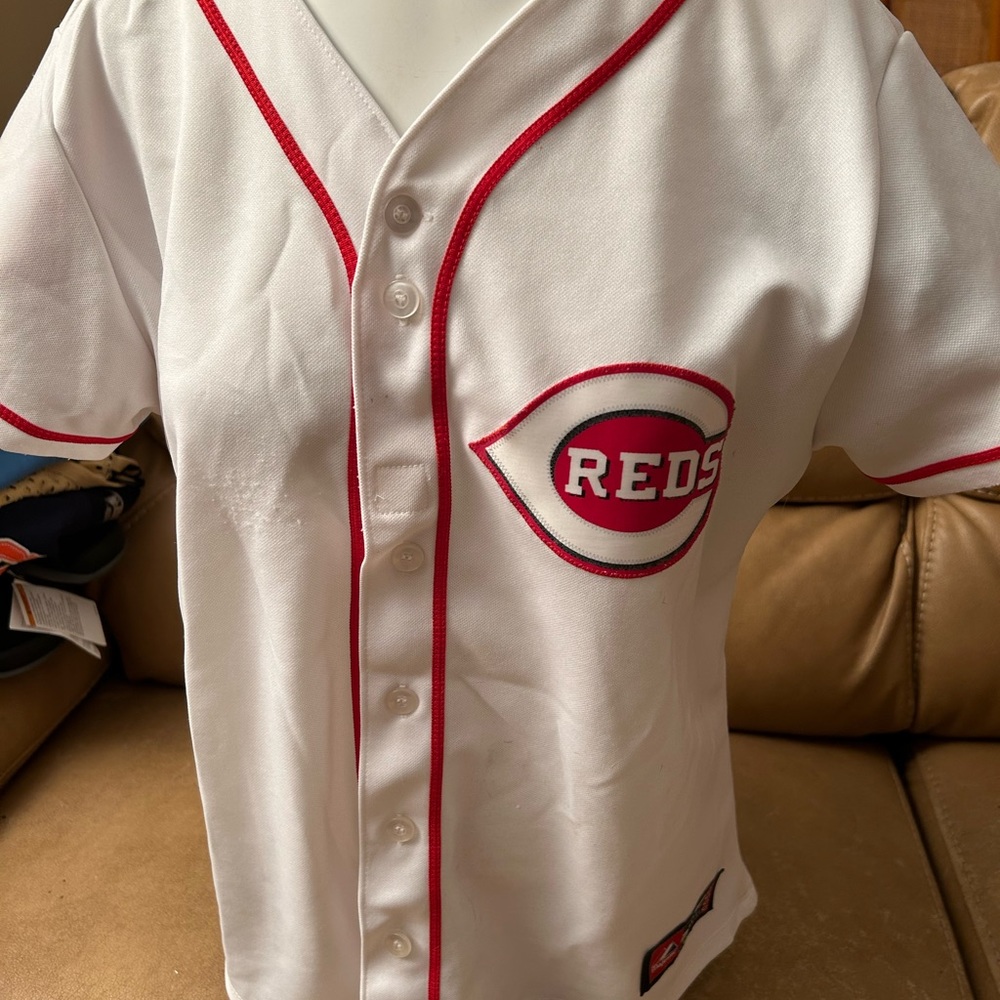 Women’s majestic Cincinnati Reds jersey size large Votto